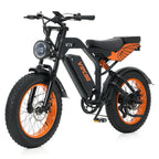 VIPCOO VM6 Fat Tyre Electric Bike 48V 18.2Ah | 20" All-Terrain E-Bike