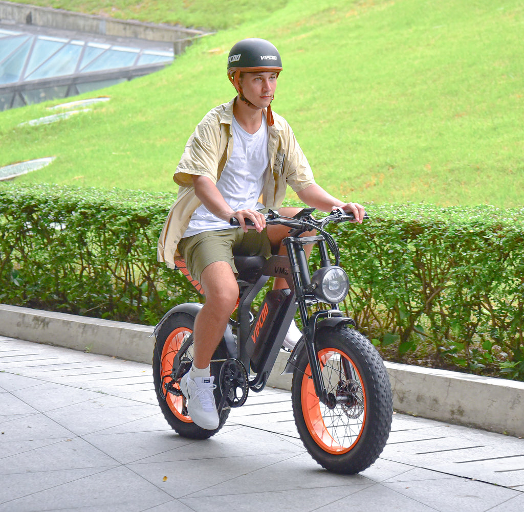 VIPCOO VM6 Fat Tyre Electric Bike 48V 18.2Ah | 20" All-Terrain E-Bike