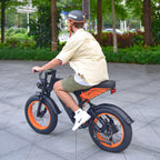 VIPCOO VM6 Fat Tyre Electric Bike 48V 18.2Ah | 20" All-Terrain E-Bike