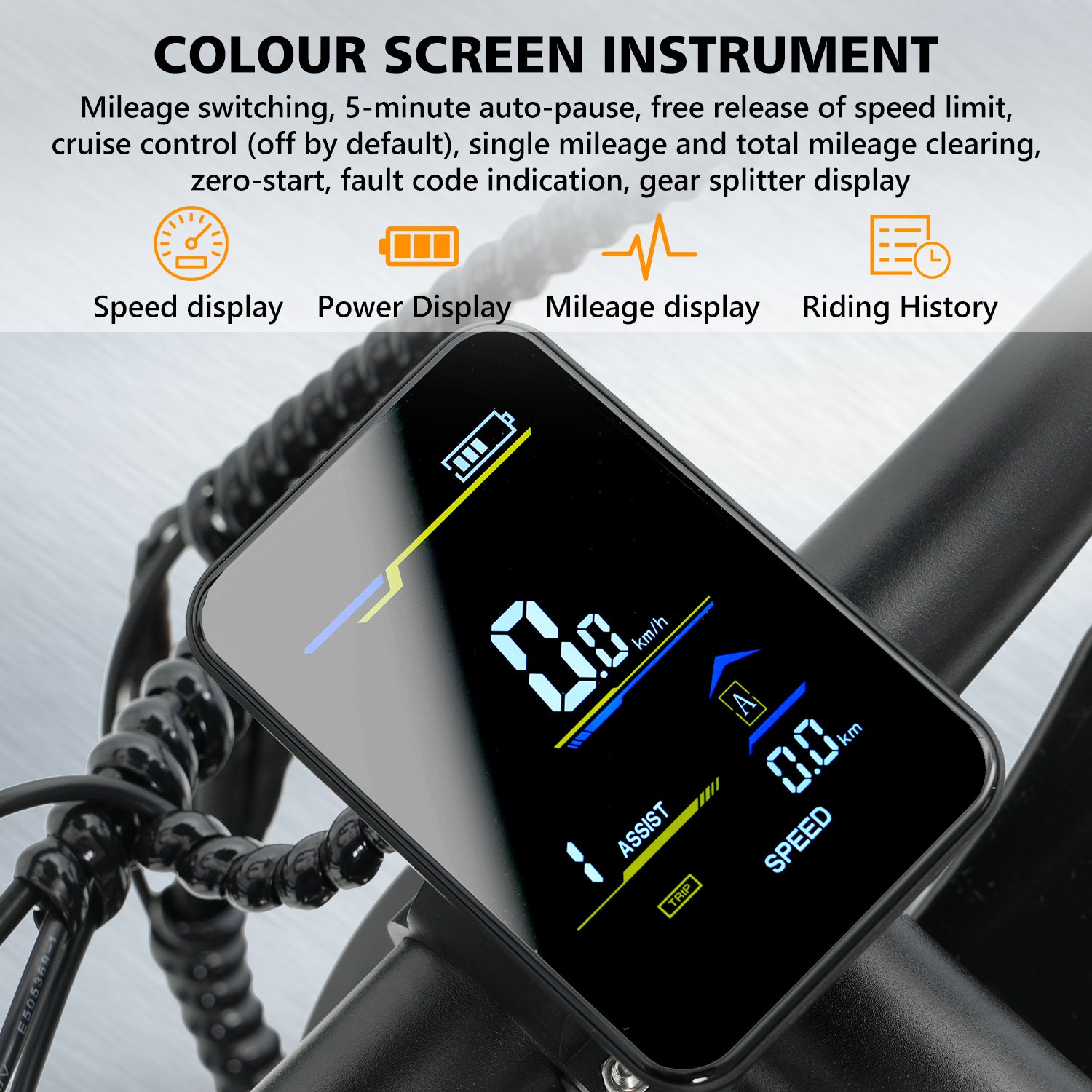 VIPCOO VM6 Fat Tyre Electric Bike 48V 18.2Ah | 20" All-Terrain E-Bike